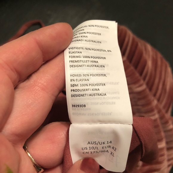 Bardot NWT Velvety Pink Cocktail Dress 10 - Picture 8 of 8